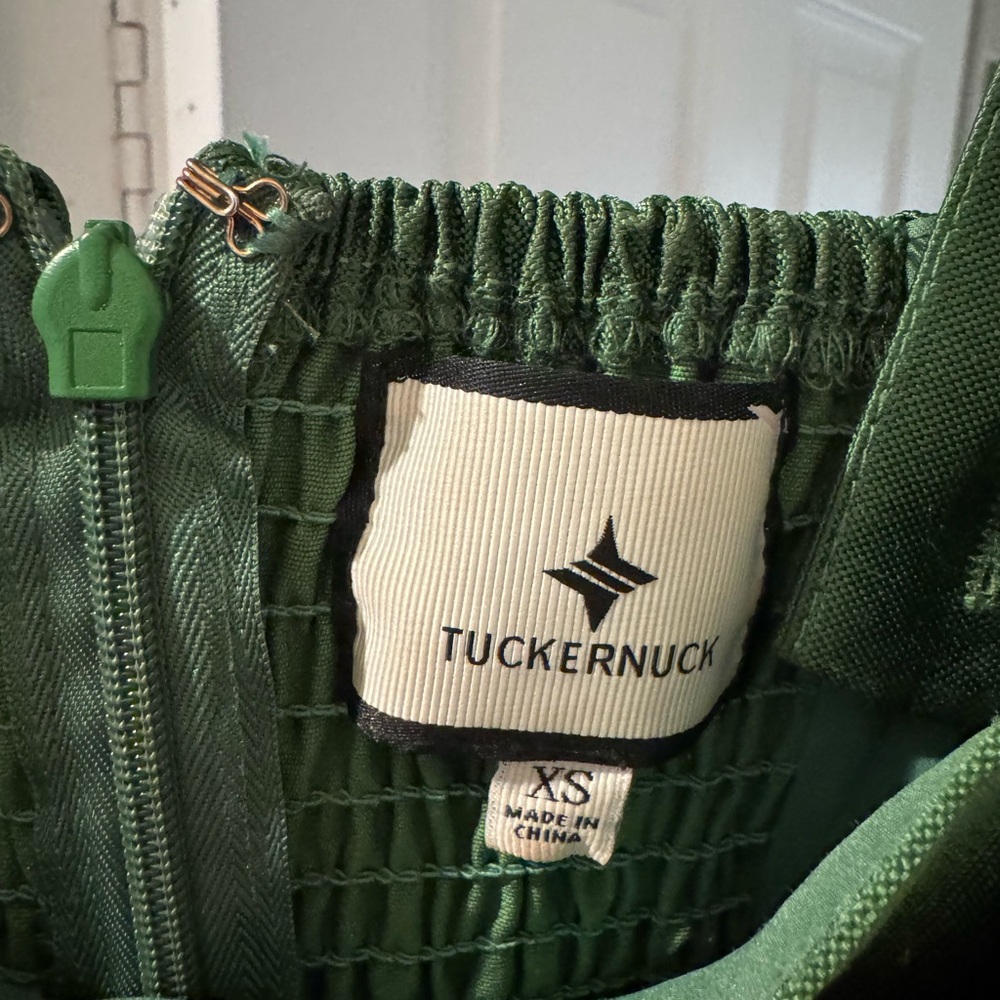 Tuckernuck Green Square-Neck Maxi Dress - Picture 3 of 3